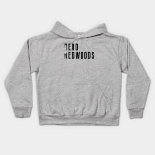 Dead Redwoods - Black and White Logo Kids Hoodie